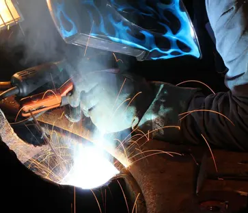 Saldatura turbina idroelettrica